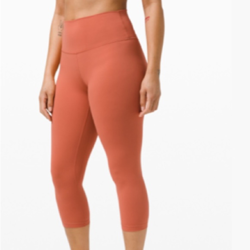 Lululemon Align Crop 21" Capris - Rustic Coral